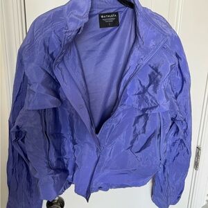 Athleta Purple Utility Jacket Lightweight and Stylish